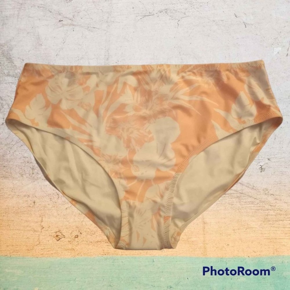 NEW Women's High Waisted Peach Swim Suit Bottom size 2X (19-21)